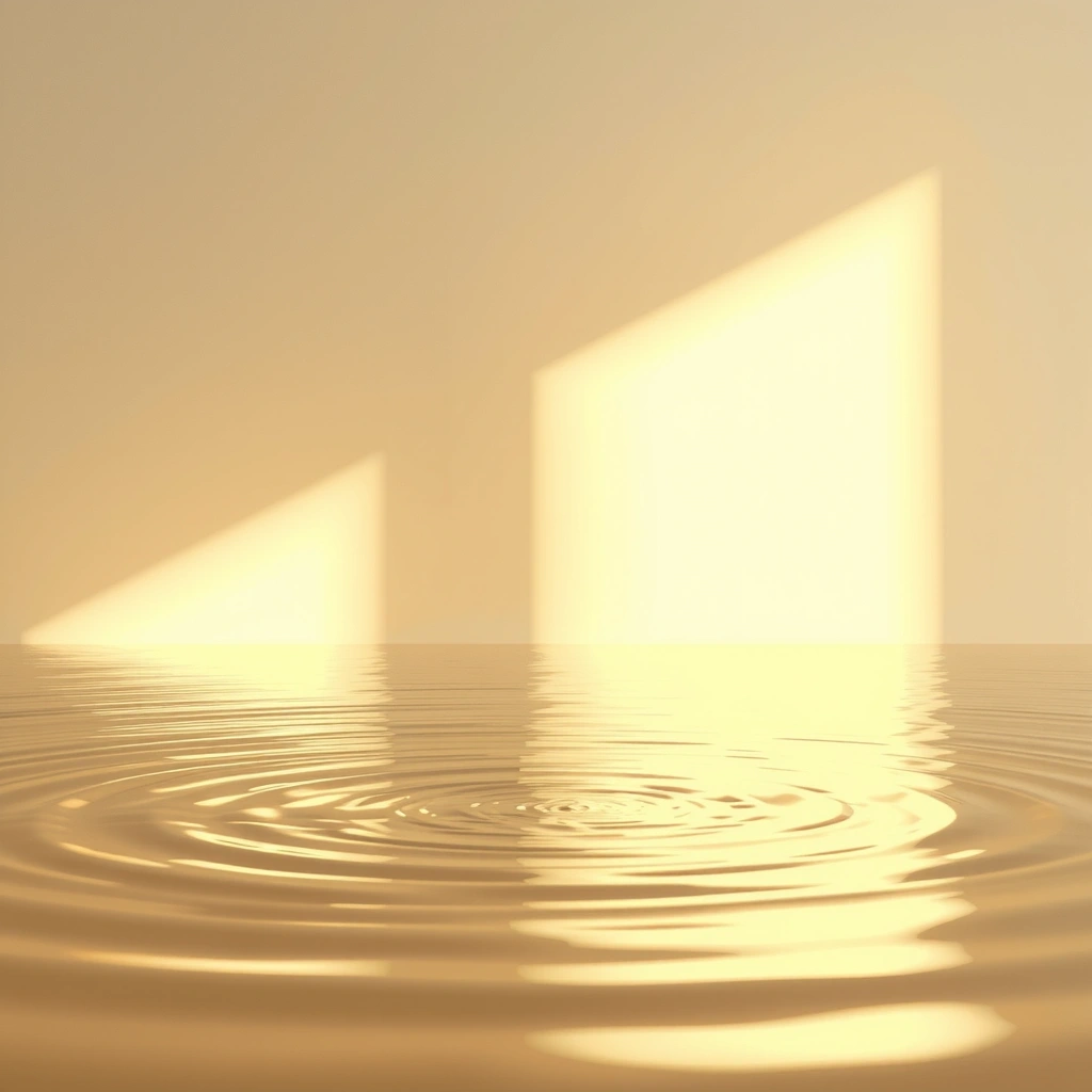 Abstract wellness texture with soft light and balance themes